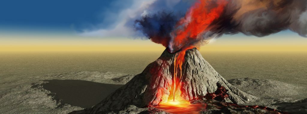 Katathym imaginative Psychotherapie Arbeit mit dem Bild: Vulkan